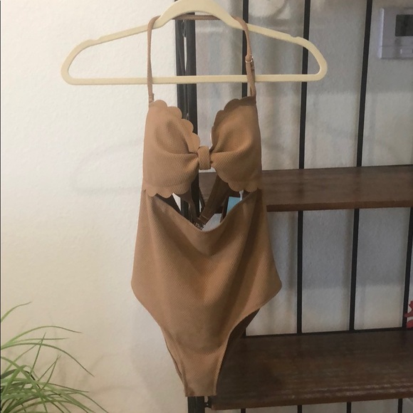 Tan swimsuit - Picture 1 of 5